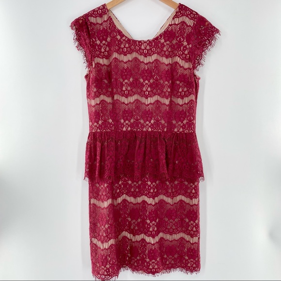 Maeve Anthropology Elsa Peplum Dress size Medium - Picture 3 of 15
